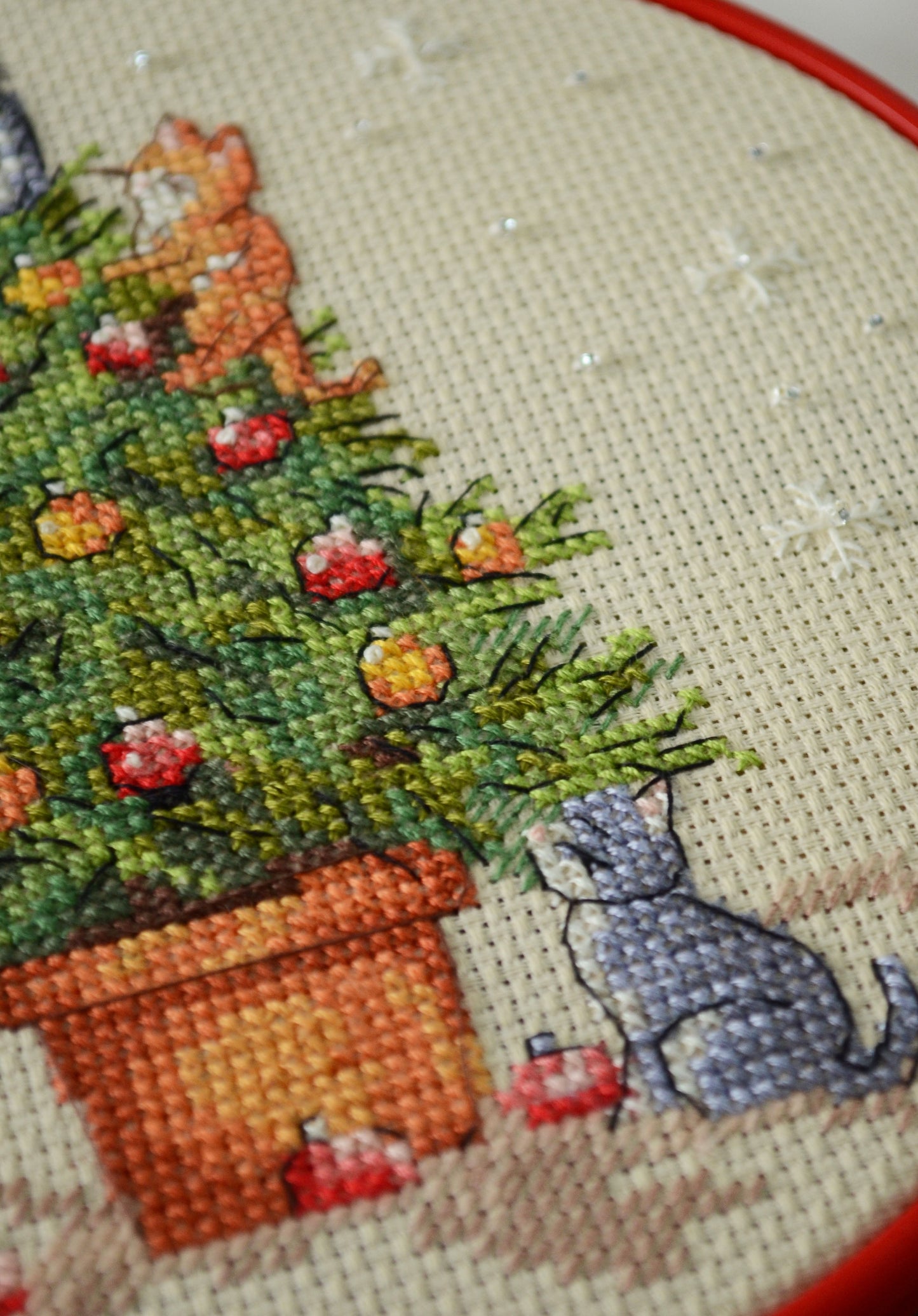 Kit de point de croix Abrisart naughty cats