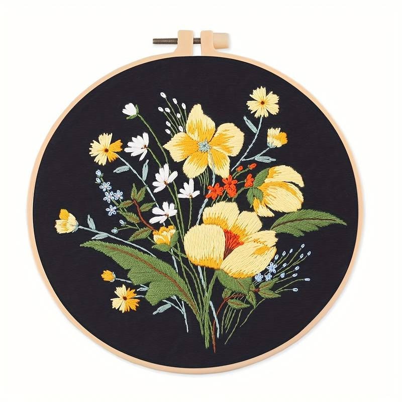 Kit de broderie floral