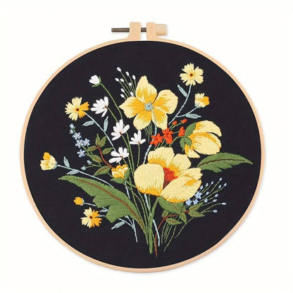 Kit de broderie floral