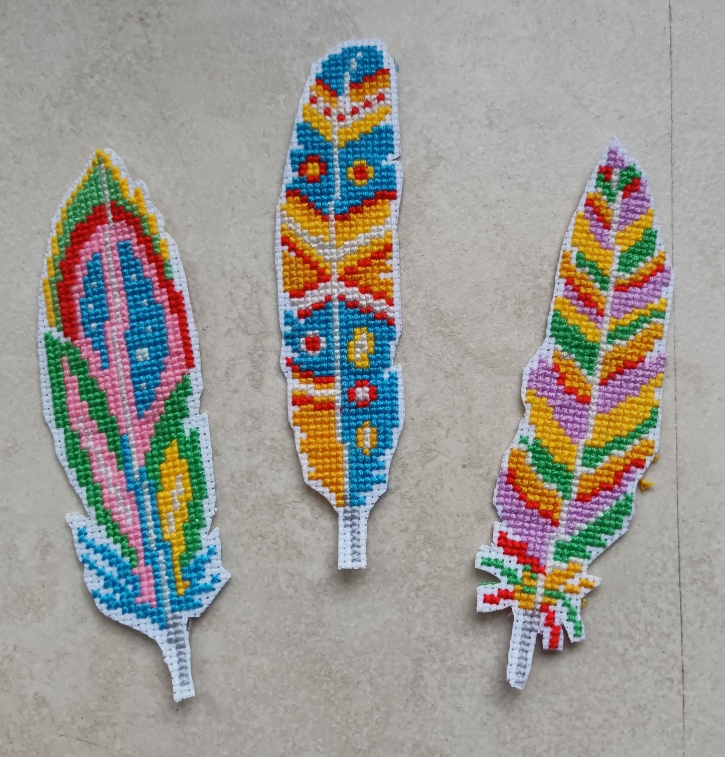 Grille numérique Plumes format marque page