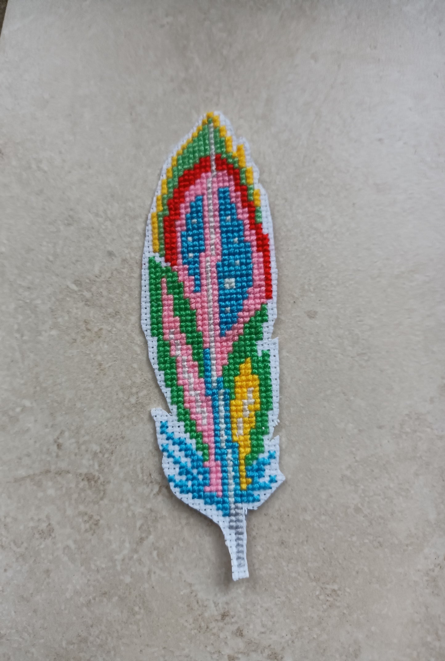 Grille numérique Plumes format marque page