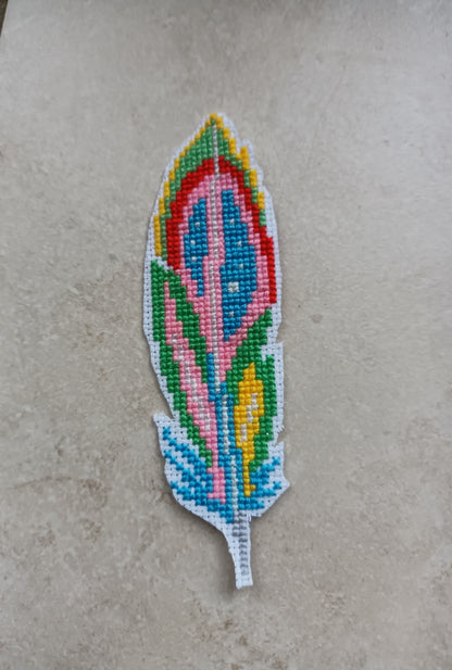 Grille numérique Plumes format marque page