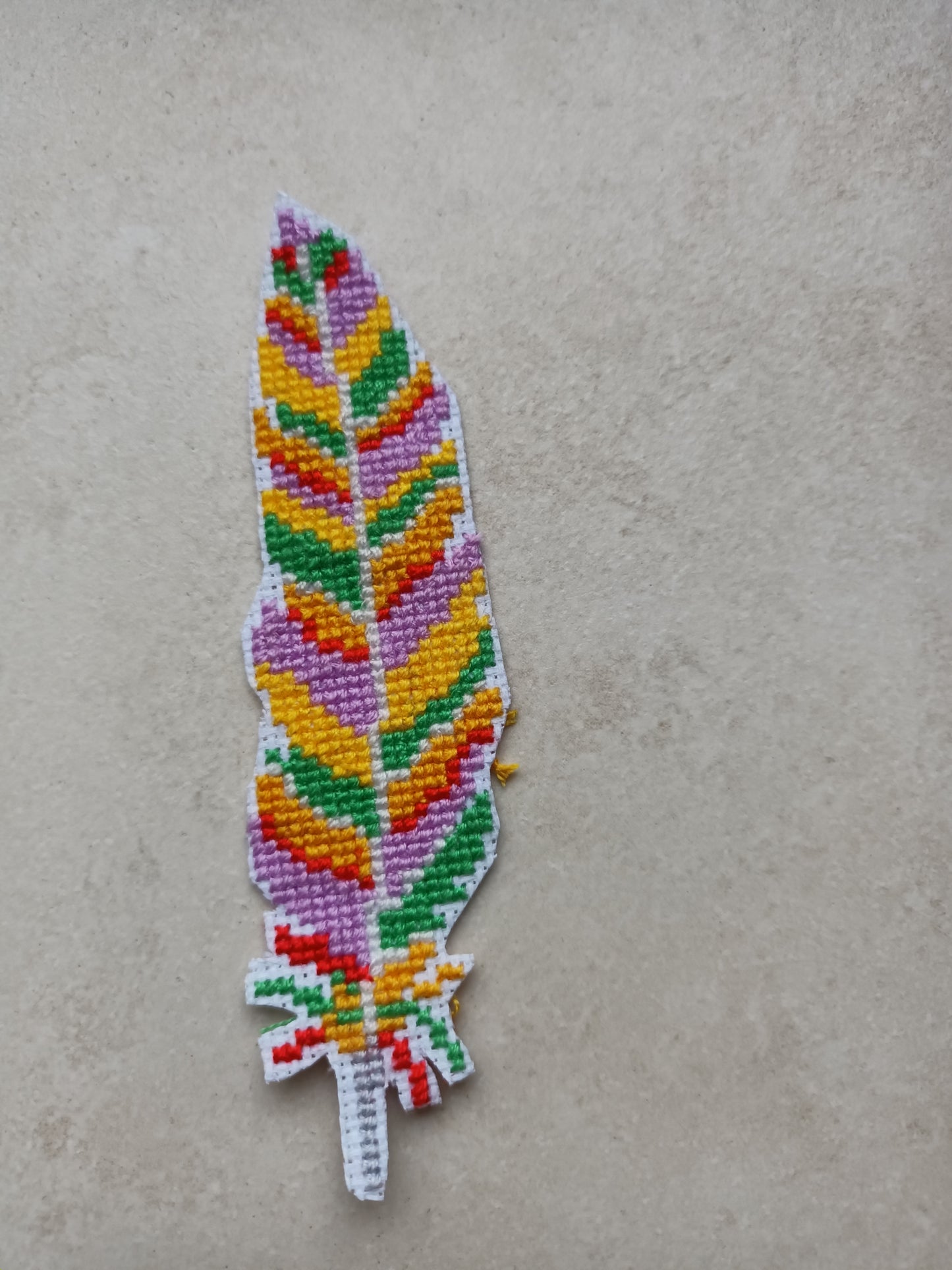 Grille numérique Plumes format marque page