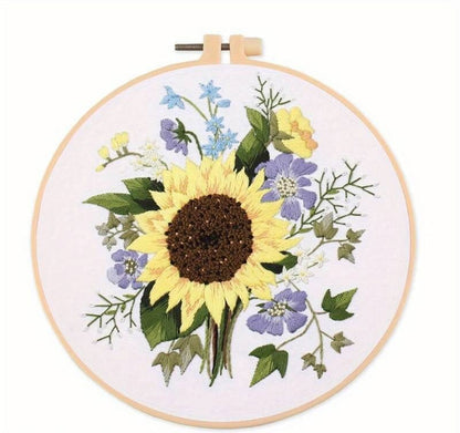 Kit de broderie floral