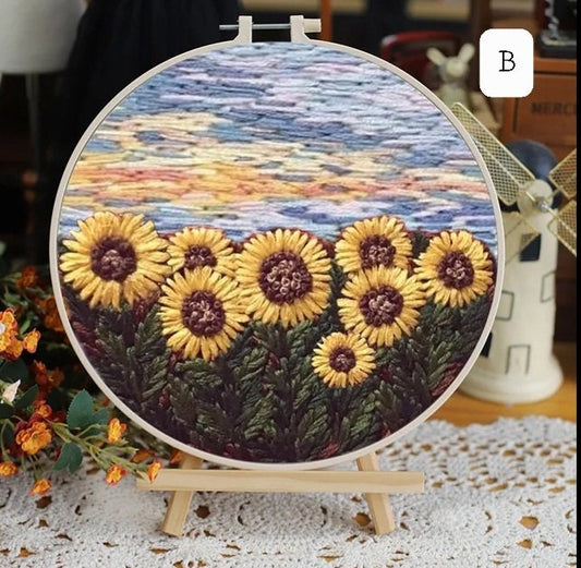 Kit de broderie paysage