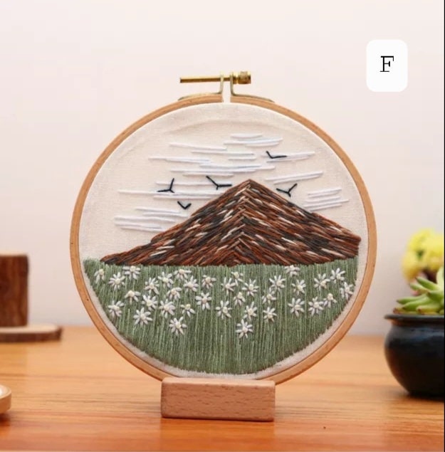 Kit de broderie paysage