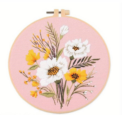 Kit de broderie floral