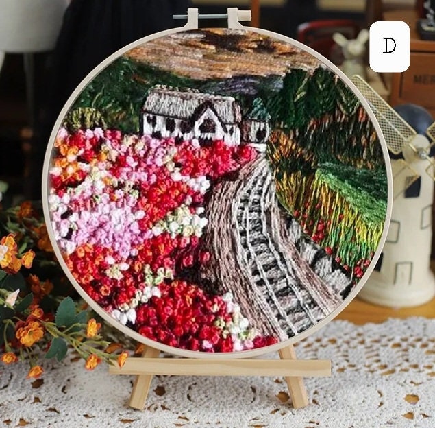 Kit de broderie paysage