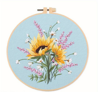 Kit de broderie floral