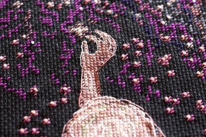 Kit de point de croix Abrisart voeux sous les étoiles