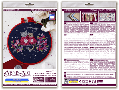 Kit de point de croix Abrisart rendez-vous sous les étoiles