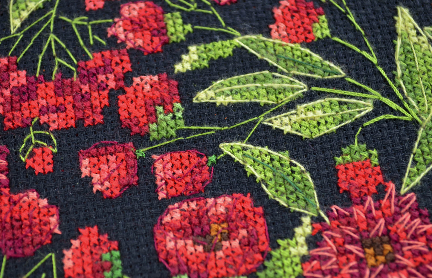 Kit de point de croix Abrisart flower dance