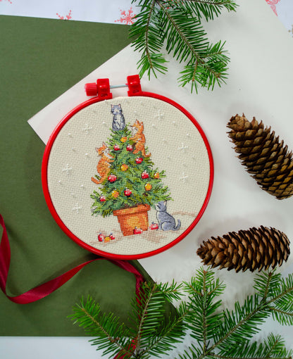 Kit de point de croix Abrisart naughty cats