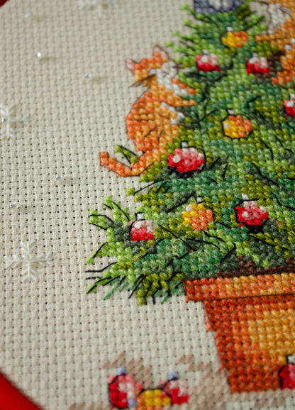 Kit de point de croix Abrisart naughty cats