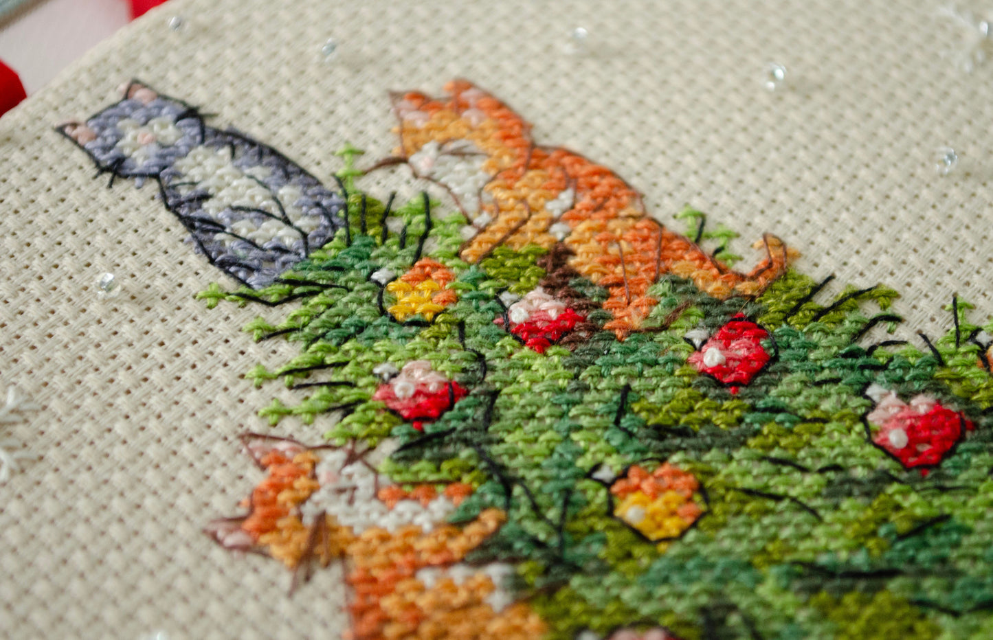 Kit de point de croix Abrisart naughty cats