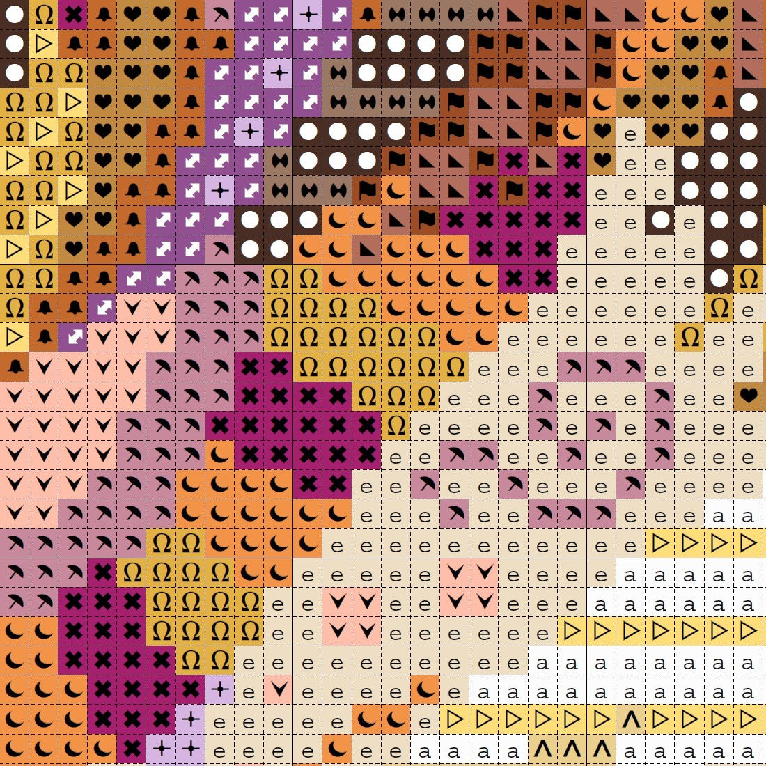 Kit de point de croix hérisson mandala