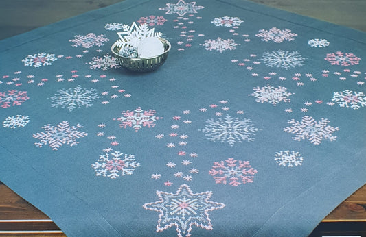 Nappe à broder étoile