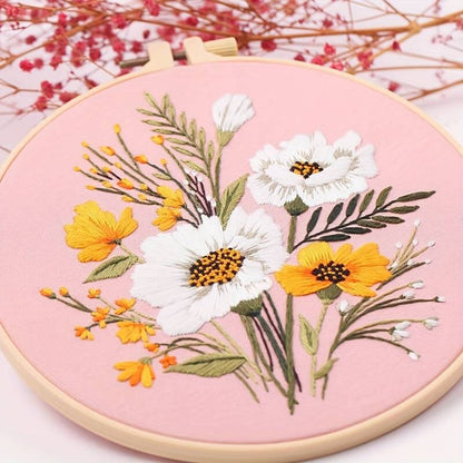 Kit de broderie floral