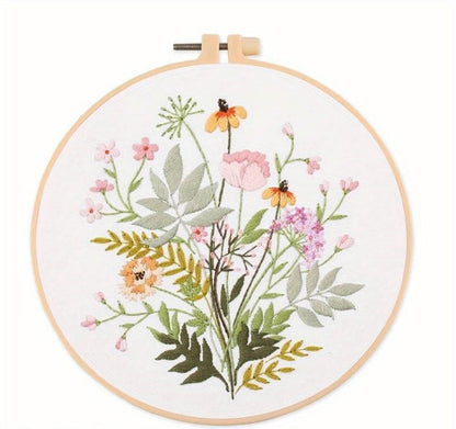 Kit de broderie floral