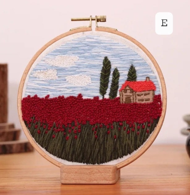 Kit de broderie paysage